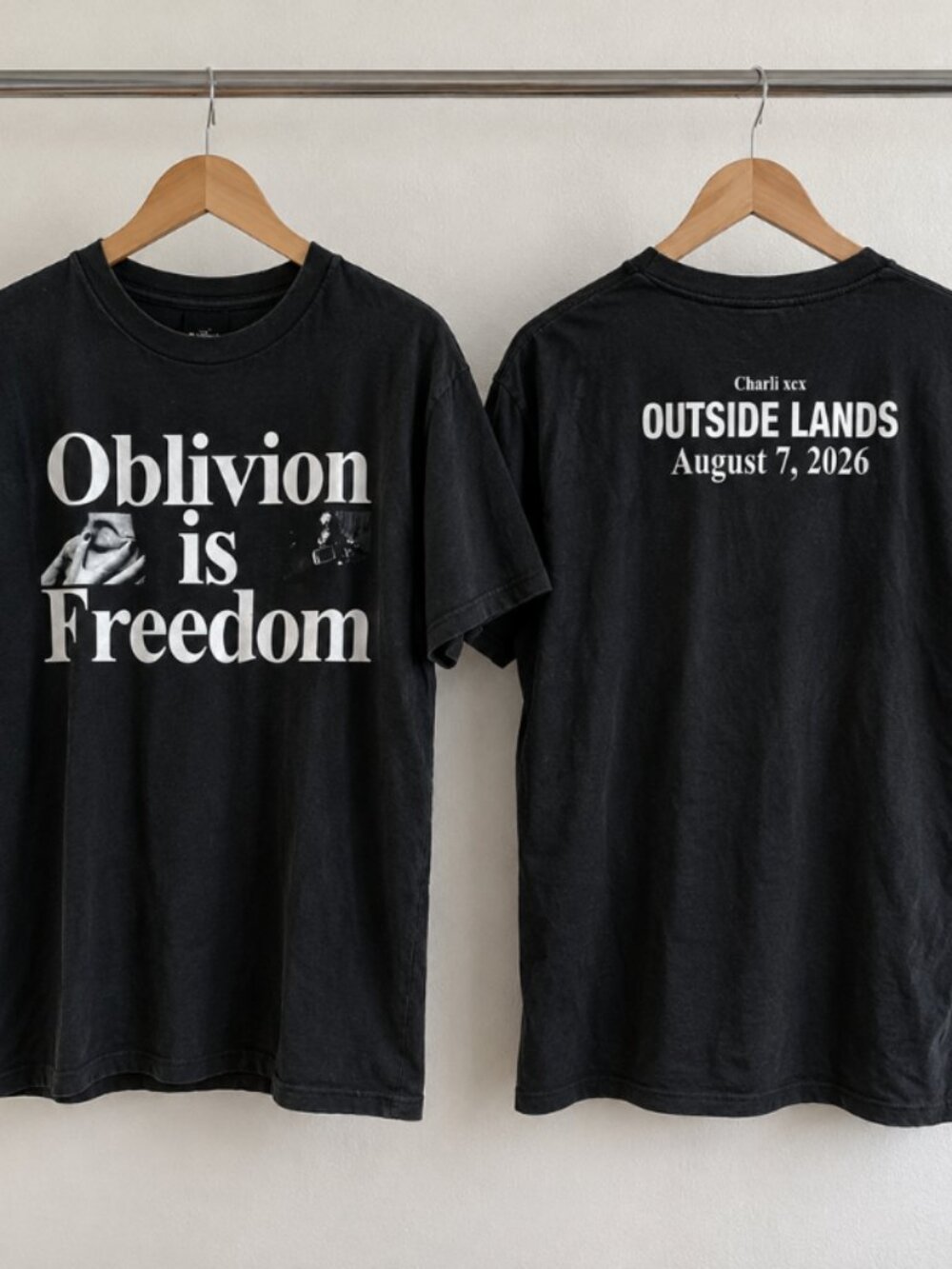 Charli XCX Oblivion Is Freedom Outside Lands 2026 Graphic Tee